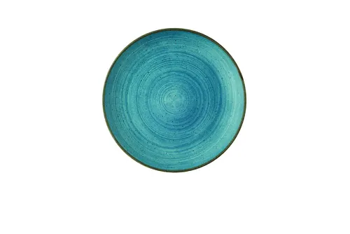 Assiette plate Churchill SRBEEV101 - Stonecast Raw Blue · 10 1/4 po · Bleu brut