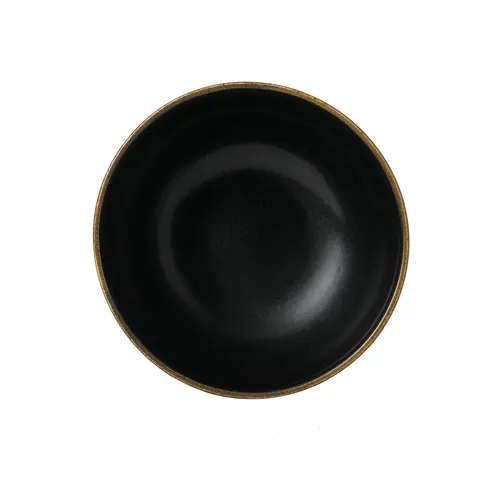 CHURCHILL RBBRDPBW1 Bol - Nourish - 26 oz - 6 po dia. x 2 3/4 po H - Brun Sienne / Noir Tokyo