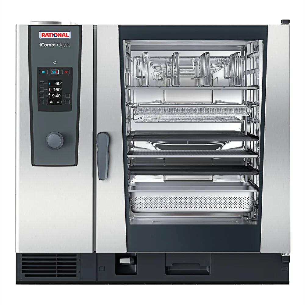 Four combiné ICombi Classic 10 pleine grandeur gaz propane Rational - 208/240V, 3 Phases